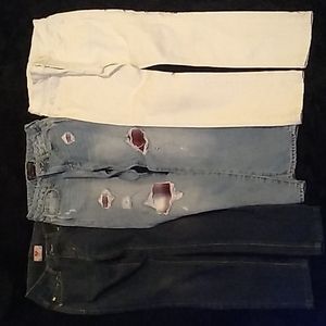 Girls Jeans bundle size 8